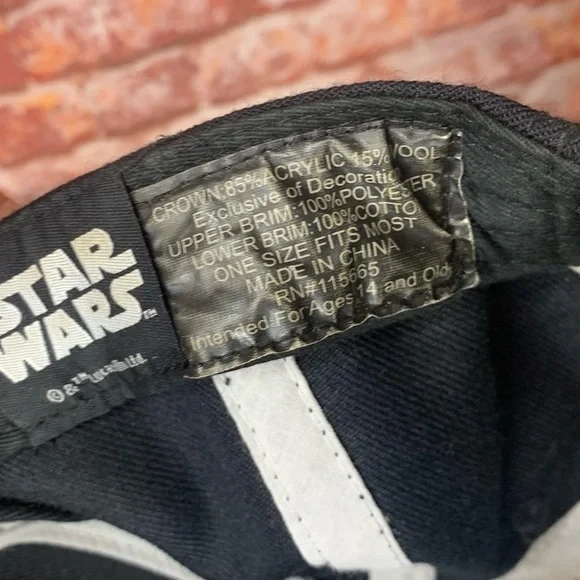 Star Wars Black wool Blend Baseball Hat - Picture 7 of 7